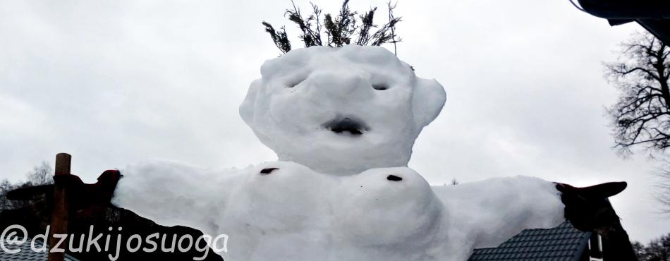 Sniego senis - žiemos pramogos vaikams sodyboje "Dzūkijos uoga"
