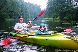 Spływy kajakowe z dziećmi na Litwie - "Dzukijos uoga"
